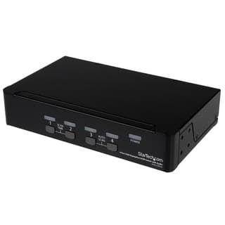 Switch Conmutador Kvm 4x Displayport Dp Audio Hub Usb