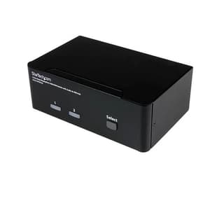 Conmutador Switch Kvm 2 Puertos Usb Audio Displayport Doble