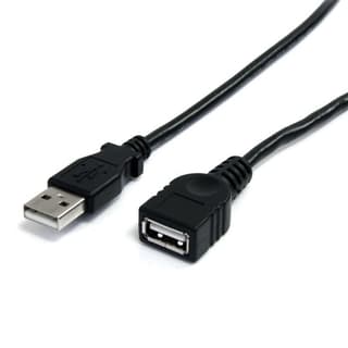 Cable De 0.9m De Extensión Usb 2.0 De Alta Velocidad Hi Speed - Macho A Hembra Usb A - Extensor - Negro - Startech.com Mod. Usbextaa3bk