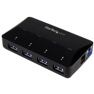 Concentrador Usb Startech.com T53004u1c 3.0 De Puertos - Hub Carga Y Sincronización 2.4a