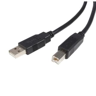 Cable Usb 2.0 Certificado De 4.5 Metros Para Impresora - 1x Usb A Macho - 1x Usb B Macho - Adaptador Negro - Startech.com Mod. Usb2hab15