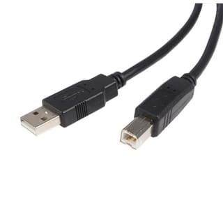 Cable Usb 2.0 Certificado De 1.8 Metros Para Impresora - 1x Usb A Macho - 1x Usb B Macho - Negro - Startech.com Mod. Usb2hab6