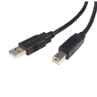 Cable Usb 2.0 Certificado De 1.8 Metros Para Impresora - 1x Usb A Macho - 1x Usb B Macho - Negro - Startech.com Mod. Usb2hab6